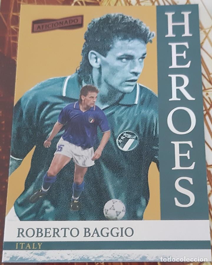 2016 Panini Aficionado fútbol Roberto Baggio Italia héroes SP Insertar