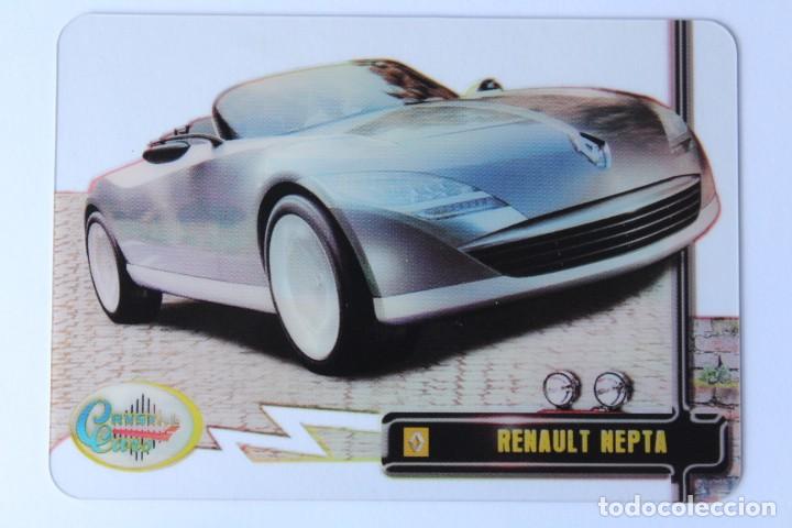 Trading Cards: CRYSTAL CARD COCHE AUTO RENAULT NEPTA N&ordm; 048 COLECCION DREAM CARS MUNDICROMO SPORT CRO