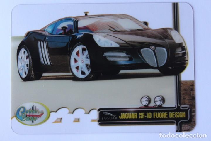 Trading Cards: CRYSTAL CARD COCHE AUTO JAGUAR XF-10 DESIGN N&ordm; 122 COLECCION DREAM CARS MUNDICROMO SPORT CRO