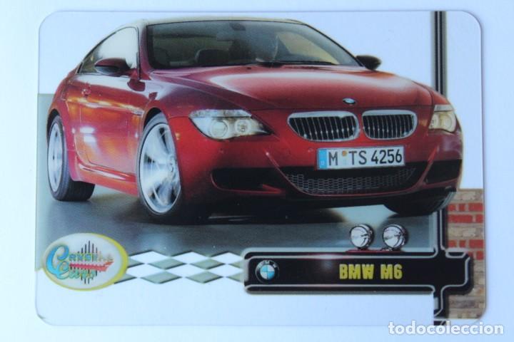Trading Cards: CRYSTAL CARD COCHE AUTO BMW M6 N&ordm; 156 COLECCION DREAM CARS MUNDICROMO SPORT CRO