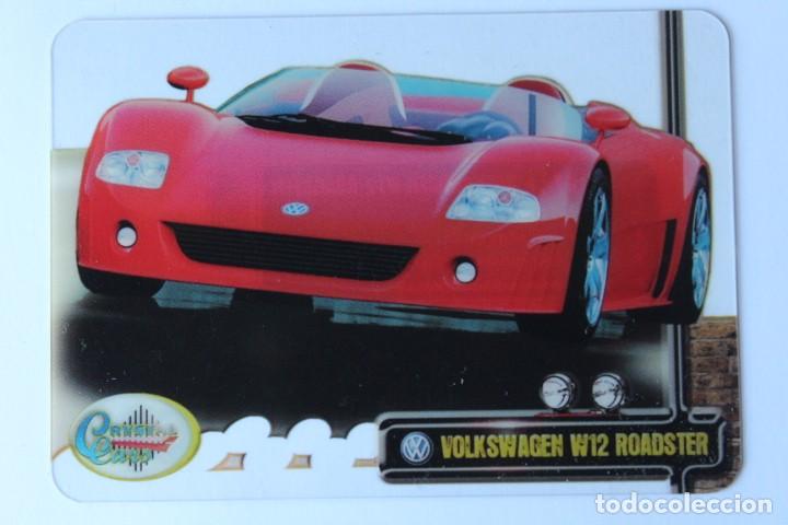Trading Cards: CRYSTAL CARD COCHE AUTO VOLKSWAGEN W12 ROADSTER N&ordm; 167 COLECCION DREAM CARS MUNDICROMO SPORT CRO