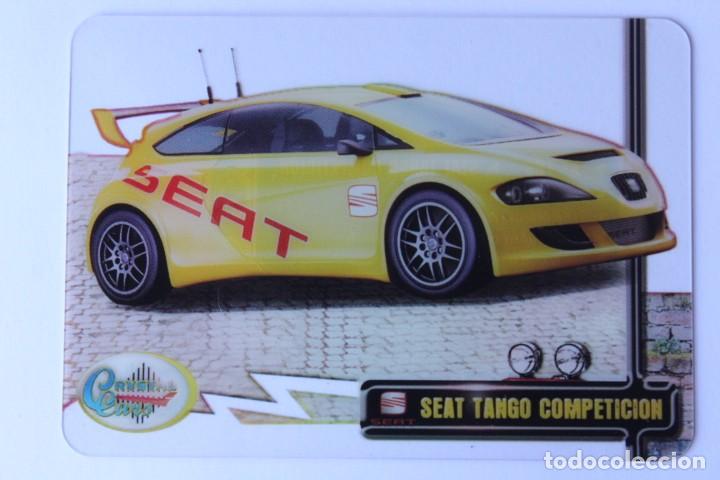 Trading cards: CRYSTAL CARD COCHE AUTO SEAT TANGO COMPETICION N&ordm; 168 COLECCION DREAM CARS MUNDICROMO SPORT CRO