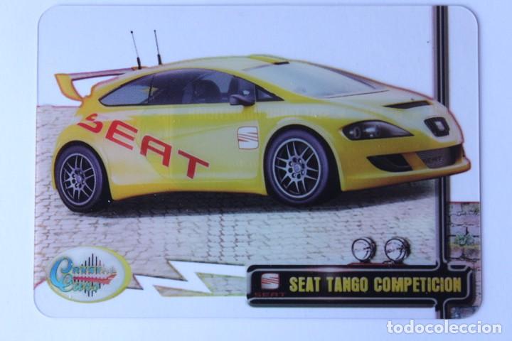 Trading cards: CRYSTAL CARD COCHE AUTO SEAT TANGO COMPETICION N&ordm; 168 COLECCION DREAM CARS MUNDICROMO SPORT CRO