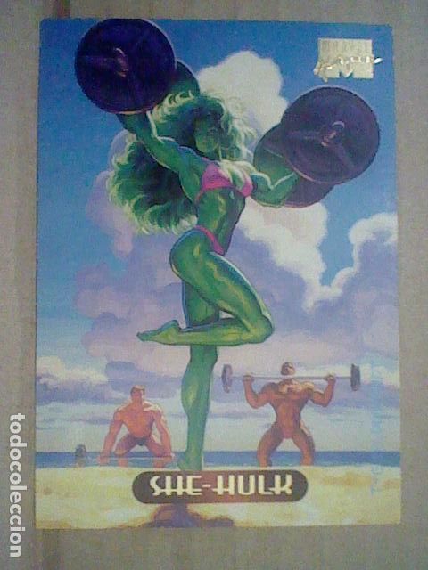 Trading cards: MARVEL MASTERPIECE TRADING CARD N&ordm; 108 SHE HULK - Foto 1