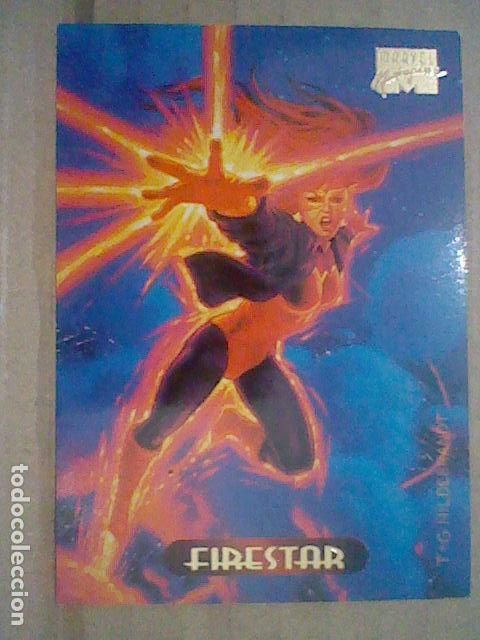 Trading cards: MARVEL MASTERPIECE TRADING CARD N&ordm; 38 FIRESTAR * - Foto 1