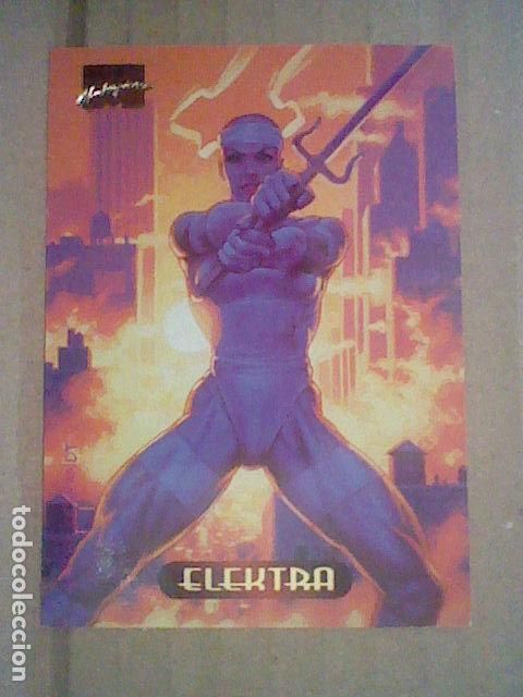Trading cards: MARVEL MASTERPIECE TRADING CARD N&ordm; 34 ELEKTRA - Foto 1
