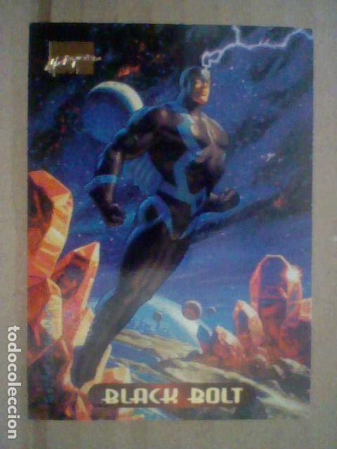 Trading cards: MARVEL MASTERPIECE TRADING CARD N&ordm; 30 BLACK BOLT - Foto 1