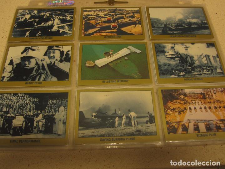 Trading Cards: COLECCION CARDS CROMOS COMPLETA 50 SEGUNDA GUERRA MUNDIAL EE UU-JAPON ARTE ILUSTRACION NUEVAS