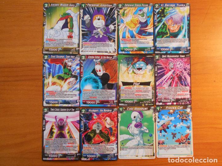 Lote Dragon Ball Super Card Game 12 Cartas Sold Through Direct Sale