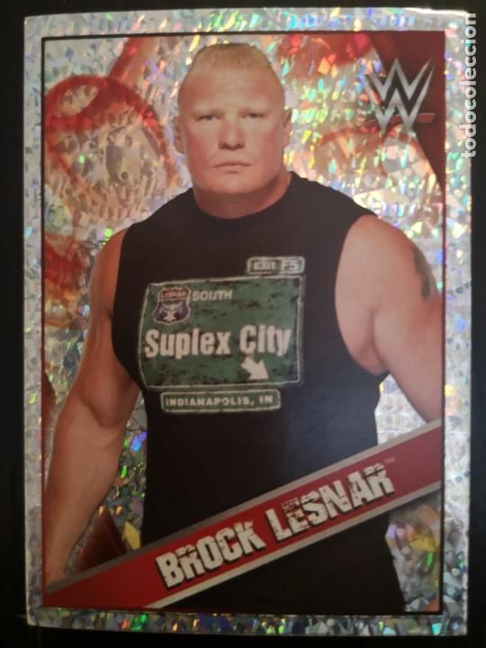 Trading Cards: CROMOS SITCKERS WWE SLAM ATTAX THEN NOW FOREVER (2016 TOPPS) N&ordm;6 PLATEADO