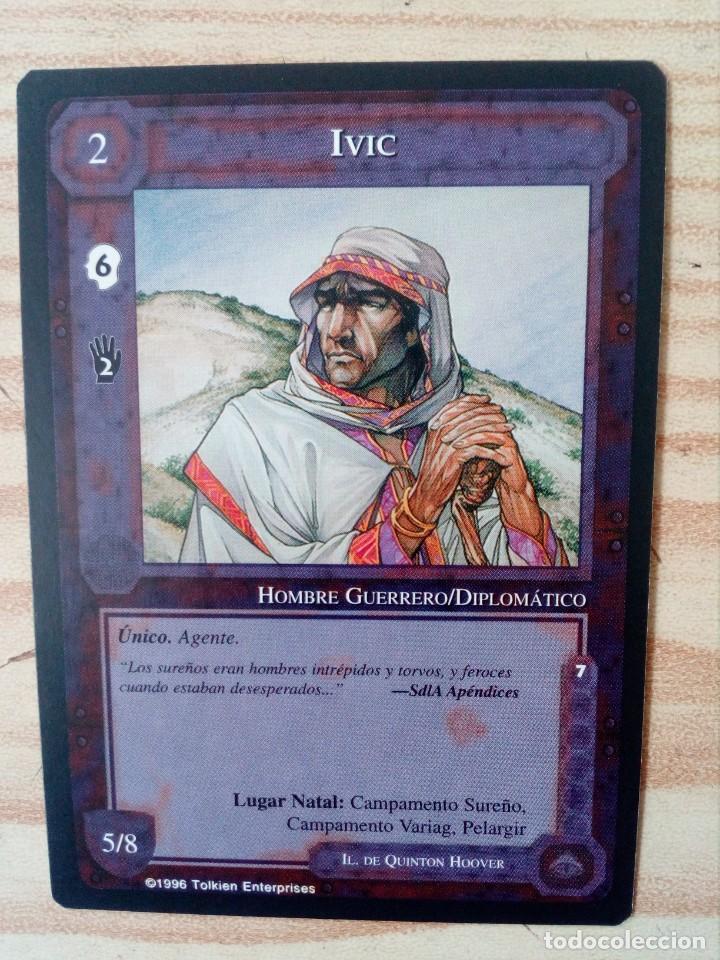 Trading cards: Carta Trading Card Ivic - El Se&ntilde;or De Los Anillos