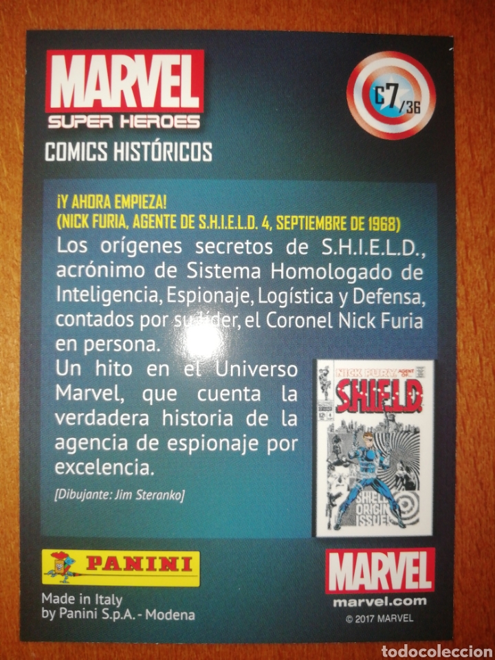 Trading cards: Marvel super heroes 2017 c-7/36 panini - Foto 2