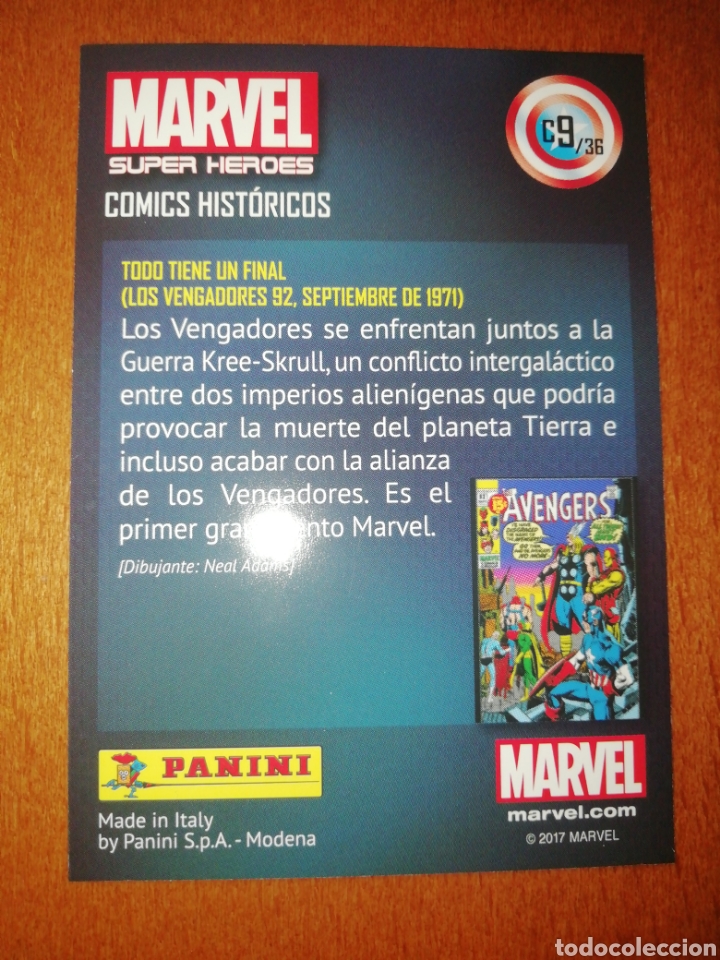 Trading cards: Marvel super heroes 2017 c-9/36 panini - Foto 2