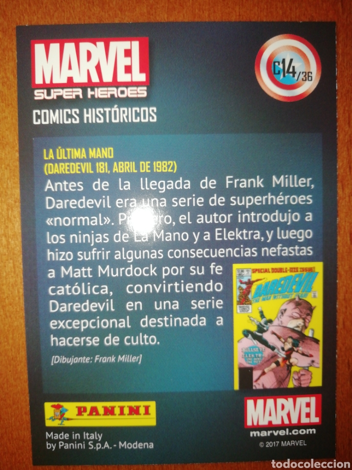 Trading cards: Marvel super heroes 2017 c-14/36 panini - Foto 2