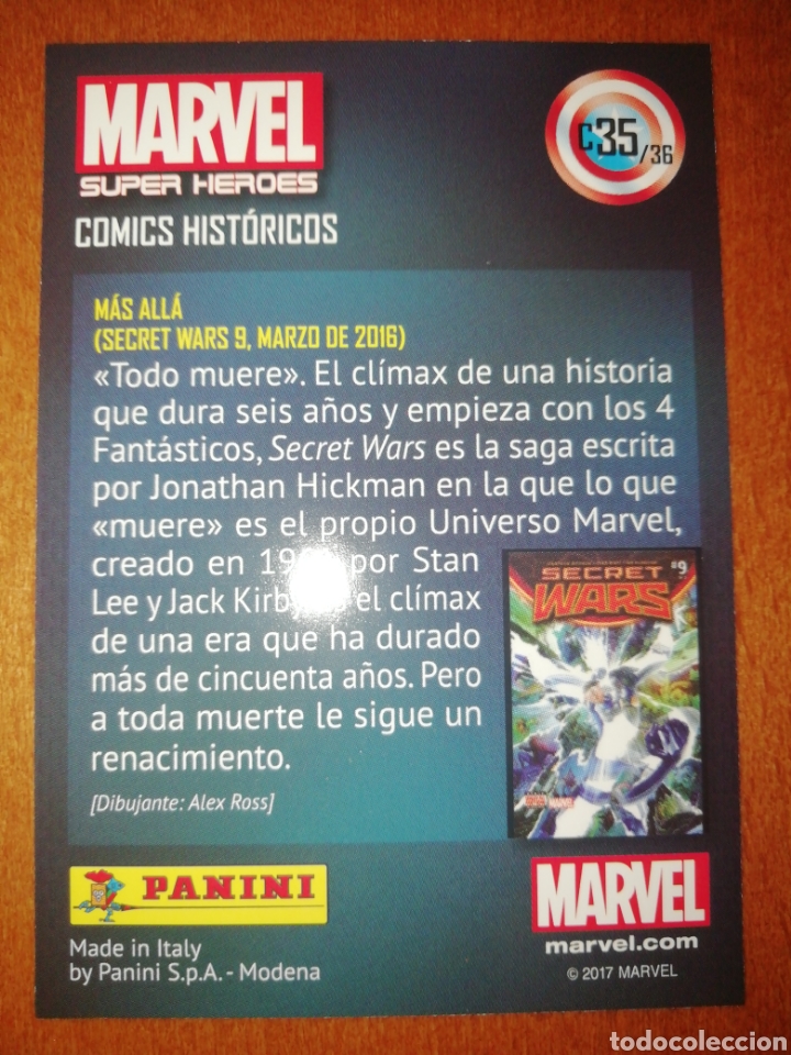 Trading cards: Marvel super heroes 2017 c-35/36 panini - Foto 2