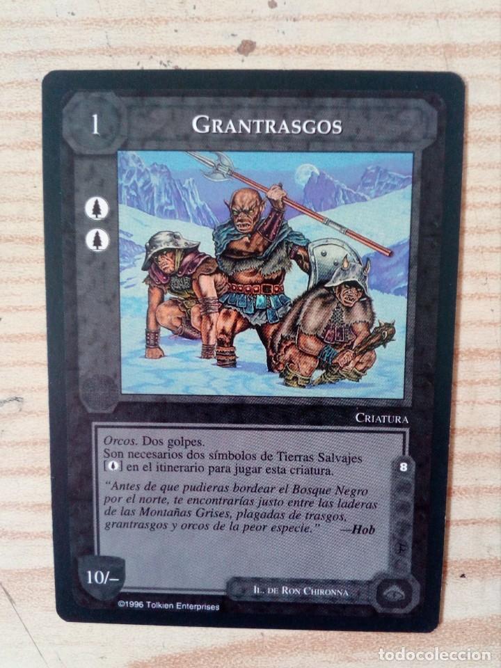Trading cards: Carta Trading Card Grantrasgos - El Se&ntilde;or De Los Anillos