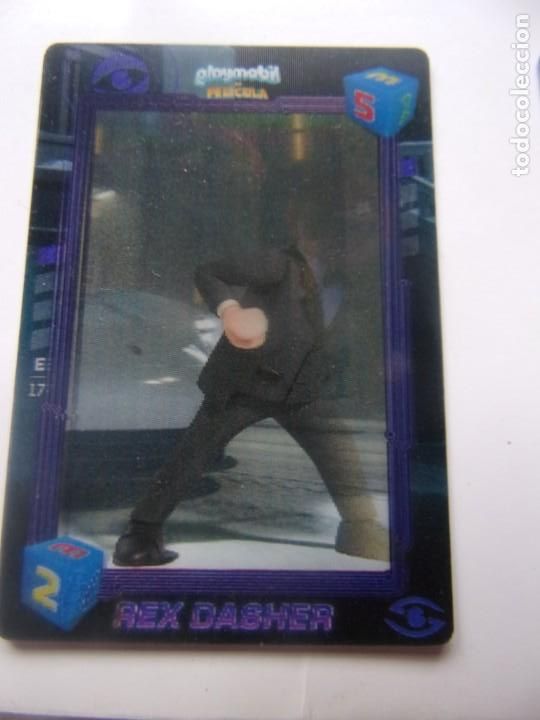 Trading cards: CROMO PLAYMOBIL LA PEL&Iacute;CULA - REX DASHER - Foto 1