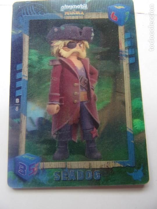 Trading cards: CROMO PLAYMOBIL LA PEL&Iacute;CULA - SEADOG - Foto 1