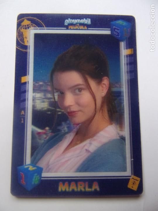 Trading cards: CROMO PLAYMOBIL LA PEL&Iacute;CULA - MARLA - Foto 1