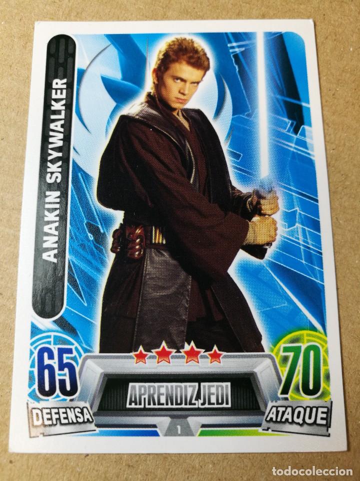 Star Wars Force Attax Serie 1 Anakin 1 anakin skywalker trading card star wars force - Comprar Trading Cards