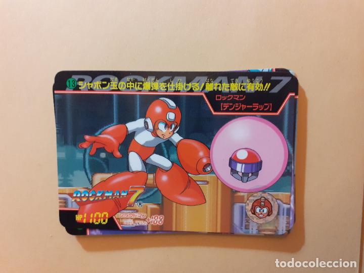 Cartes &agrave; &Eacute;changer: MEGAMAN ROCKMAN 7 TRADING CARD MADE IN JAPAN CARDDASS n 13