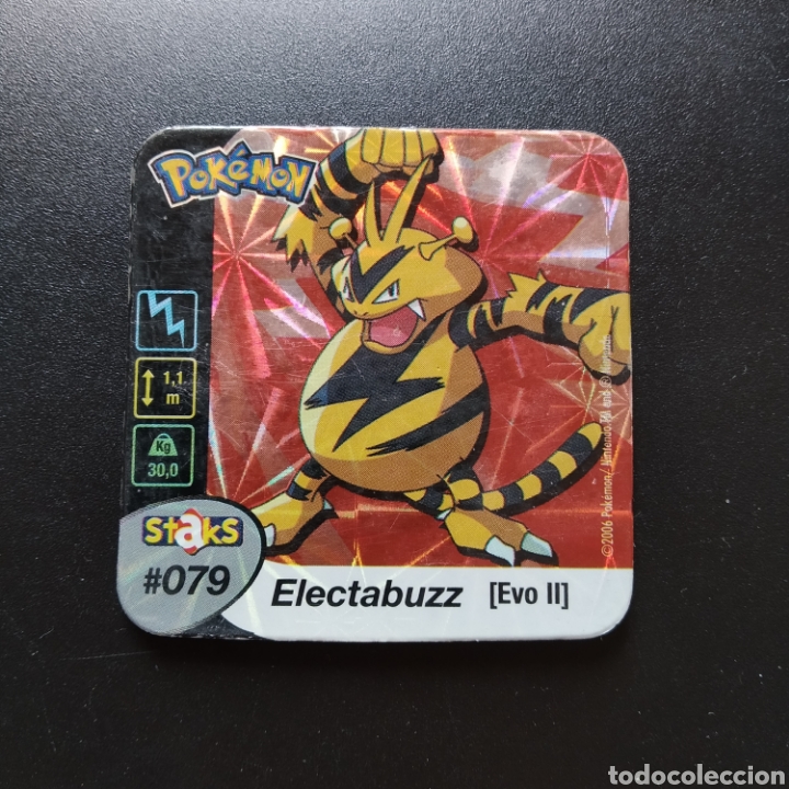 Trading cards: STAKS - N&ordm; 079 - ELECTABUZZ - POK&Eacute;MON - PANINI - A&Ntilde;O 2006 - Foto 1