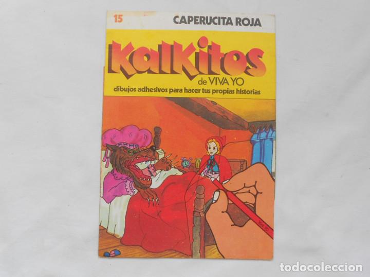Trading Cards: KALKITOS DE VIVA YO N&ordm; 15 - CAPERUCIA ROJA