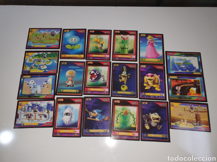 Lote De 19 Trading Card Super Mario Bros Wii 2 Buy Old Trading Cards At Todocoleccion