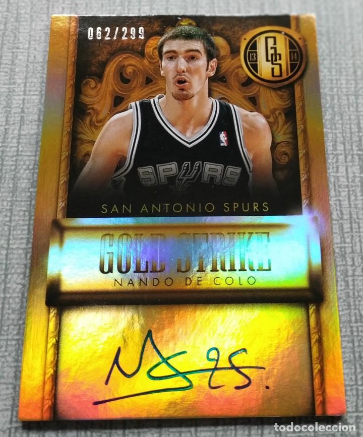 Figurine Collezionabili: Tarjeta firmada por De Colo (San Antonio Spurs)