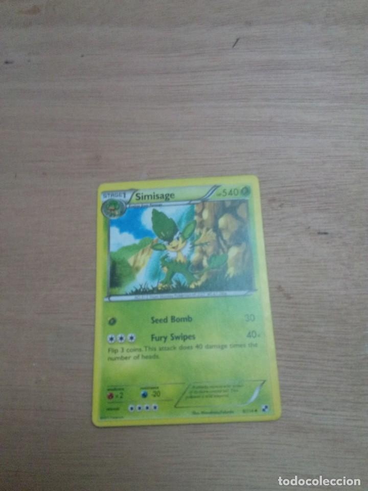 Cromo En Ingles Pokemon Simisage C12cr Buy Old Trading Cards At Todocoleccion 210177396