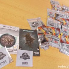 Trading Cards: LOTE DE CARTAS COLECCIONABLES ” JURASSIC WORD” DIA. Lote 353647768