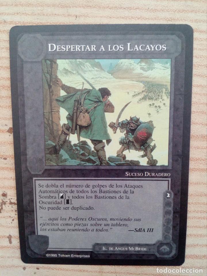 Trading cards: Carta Trading Card Despertar A Los Lacayos - El Se&ntilde;or De Los Anillos