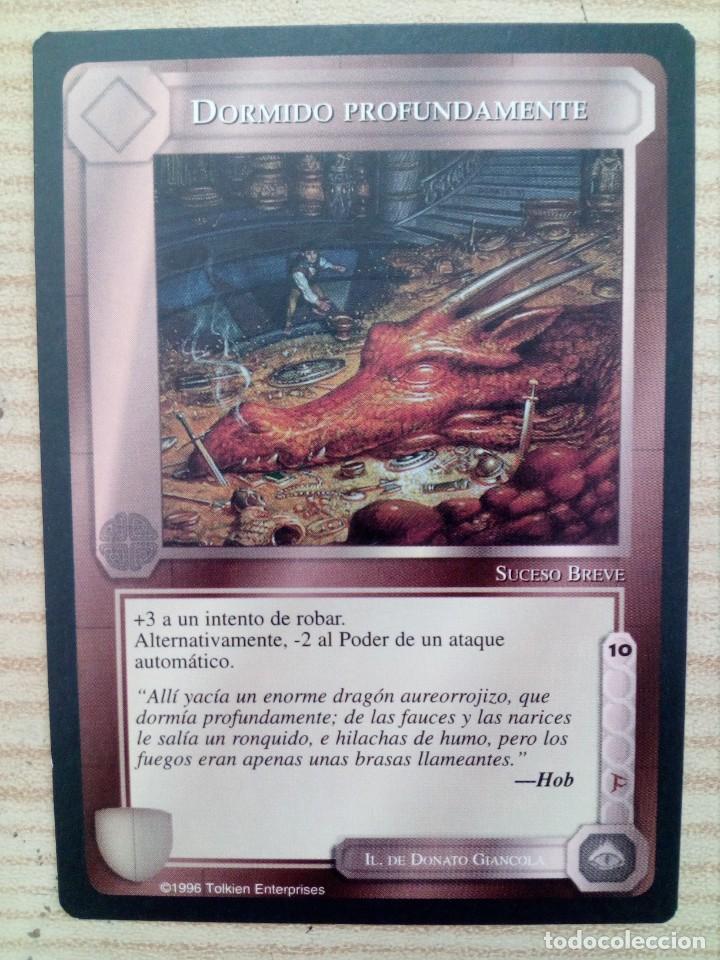 Trading cards: Carta Trading Card Dormido Profundamente - El Se&ntilde;or De Los Anillos