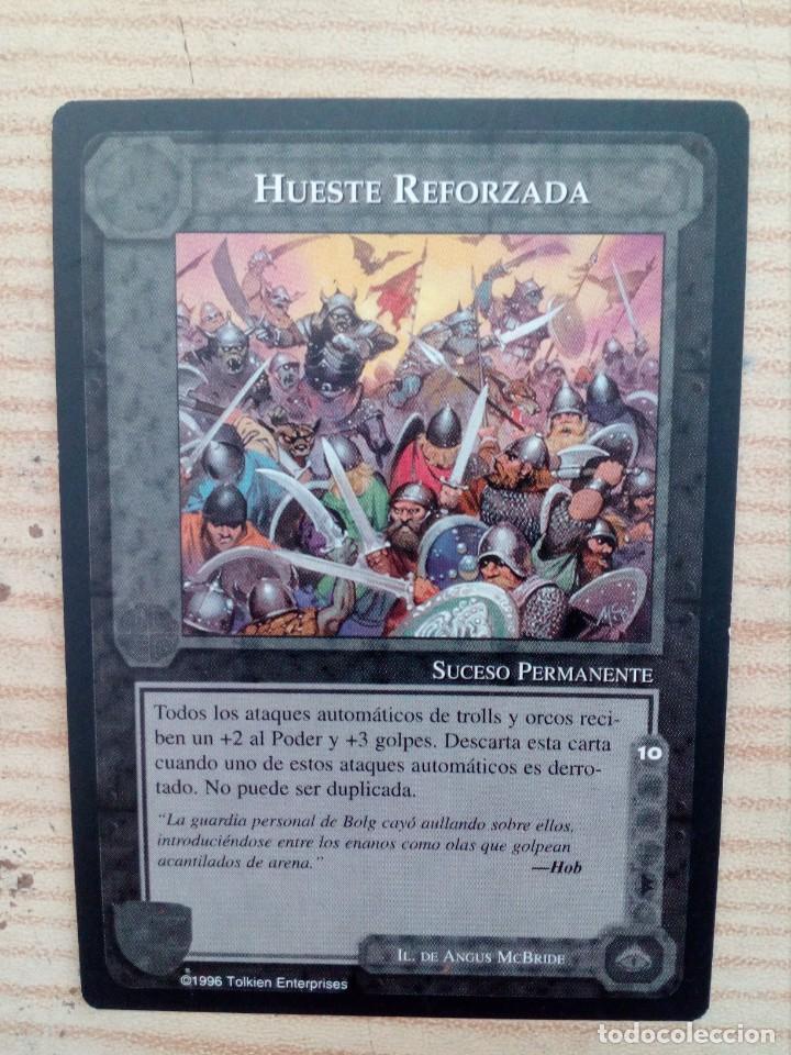 Trading cards: Carta Trading Card Hueste Reforzada - El Se&ntilde;or De Los Anillos