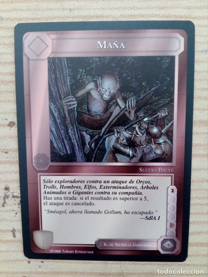 Trading cards: Carta Trading Card Ma&ntilde;a - El Se&ntilde;or De Los Anillos
