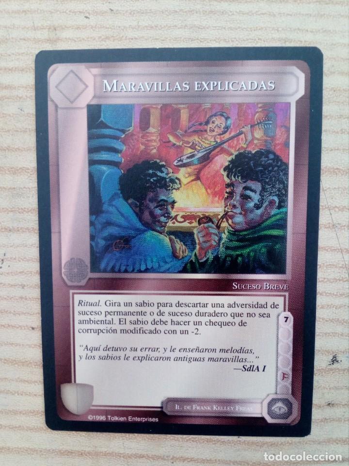 Trading cards: Carta Trading Card Maravillas Explicadas - El Se&ntilde;or De Los Anillos