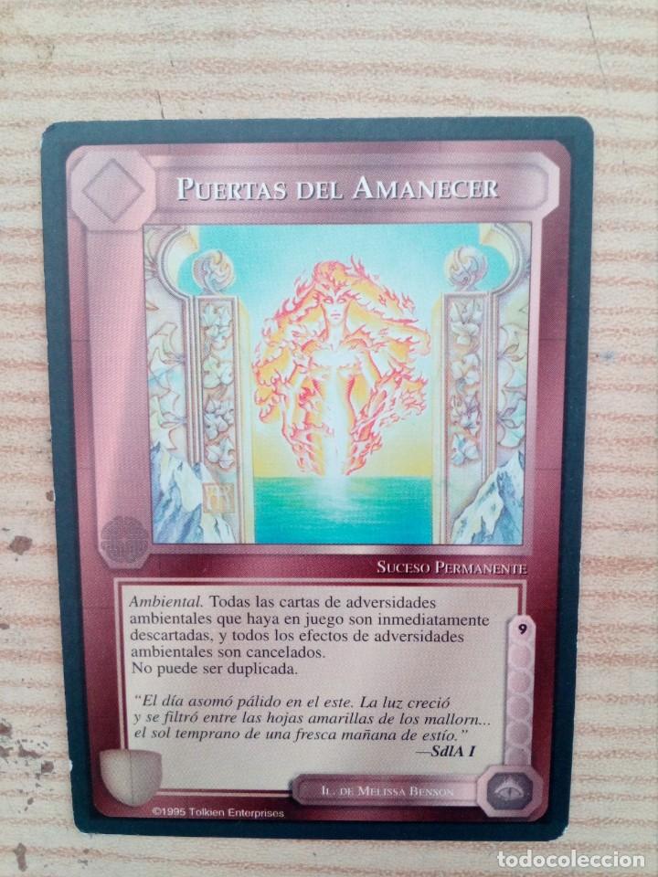 Trading cards: Carta Trading Card Puertas Del Amanecer - El Se&ntilde;or De Los Anillos