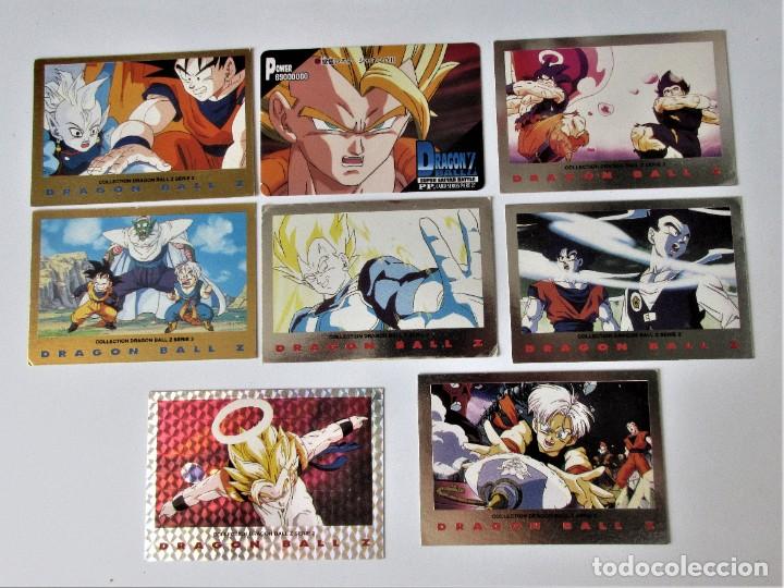 lote 8 cromos de dragon ball z - Comprar Trading Cards antiguas en ...