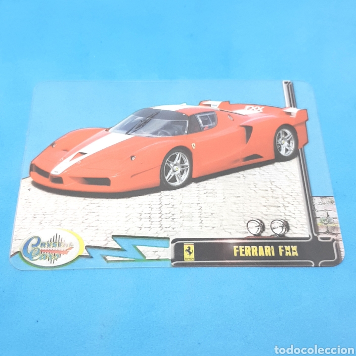 Trading cards: (37.17) LAMINACARD CRYSTAL CARS. DREAM CARS MUNDICROMO. N&deg;003 FERRARI FXX