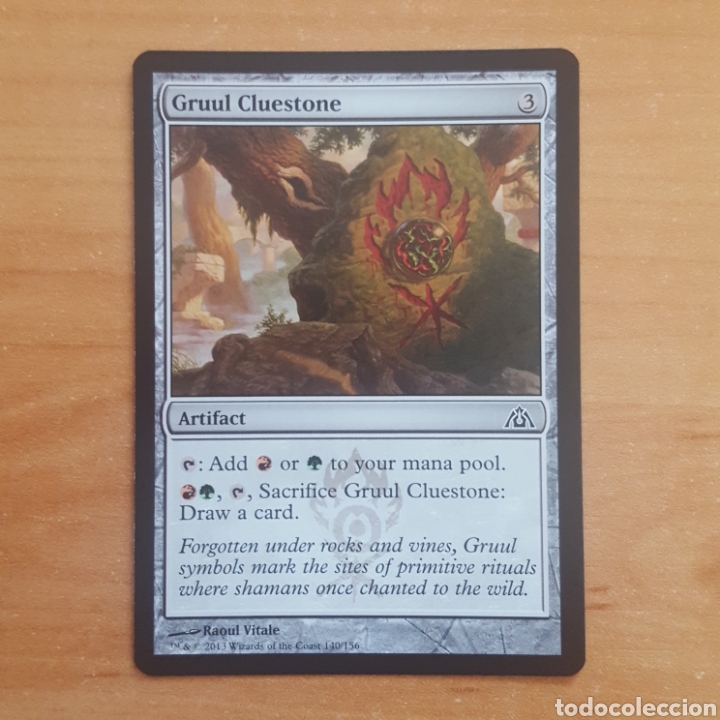 Trading Cards: CARTA MAGIC MTG - GRUUL CLUESTONE / CLAVE P&Eacute;TREA GRUUL - LABERINTO DEL DRAGON - INGLES