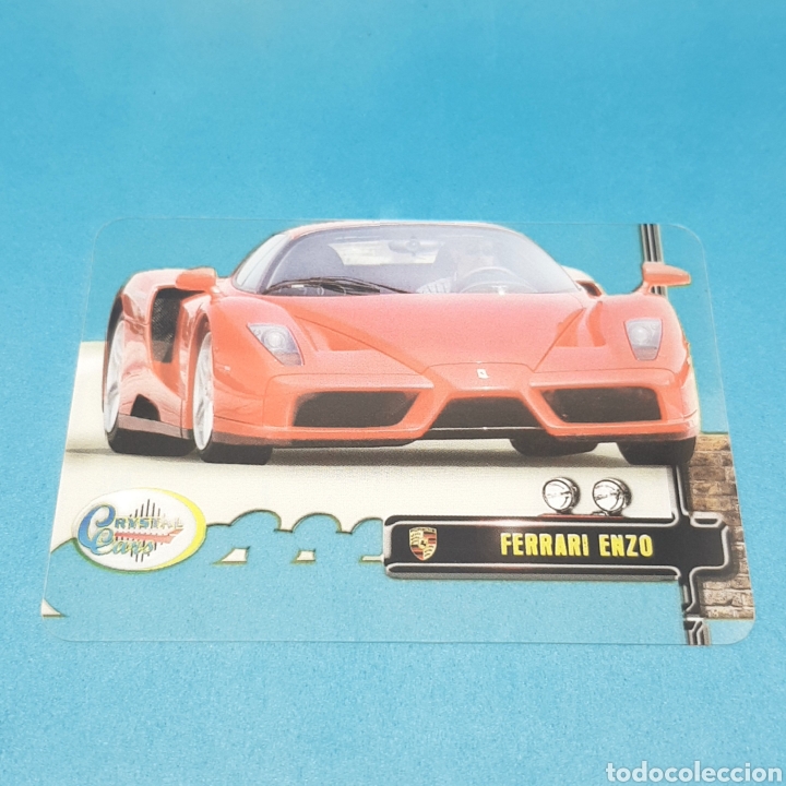 Trading cards: (ARN.5) LAMINACARD MUNDICROMO. CRYSTAL CARS - N&deg;147 FERRARI ENZO