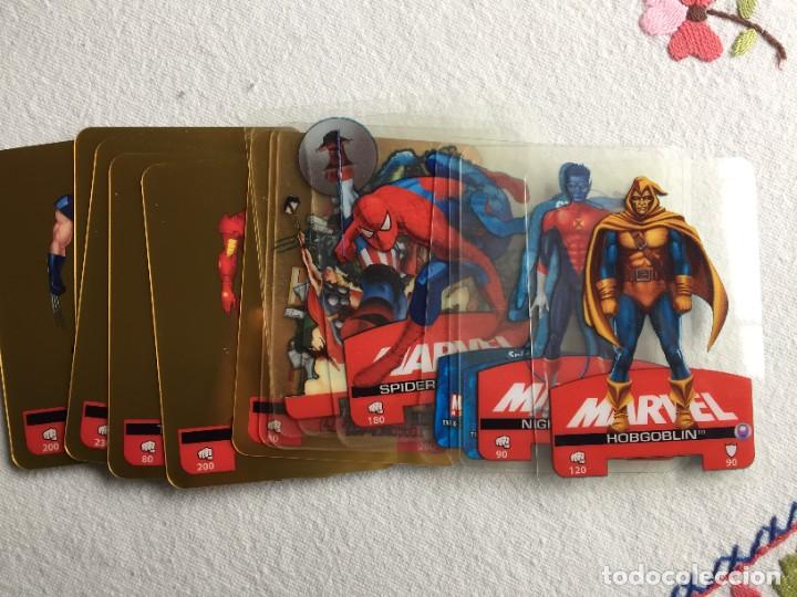 Trading cards: 15 CROMOS LAMINACARD MARVEL HEROES - Foto 1