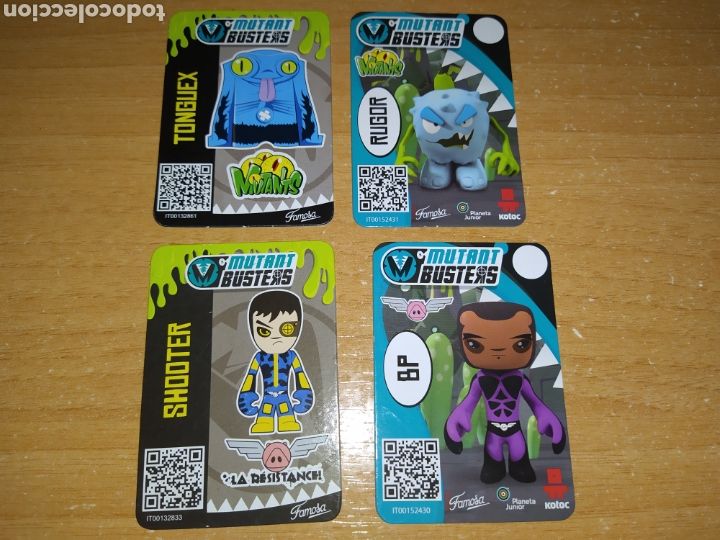 Trading cards: Lote 4 Cartas mutant busters - Foto 1