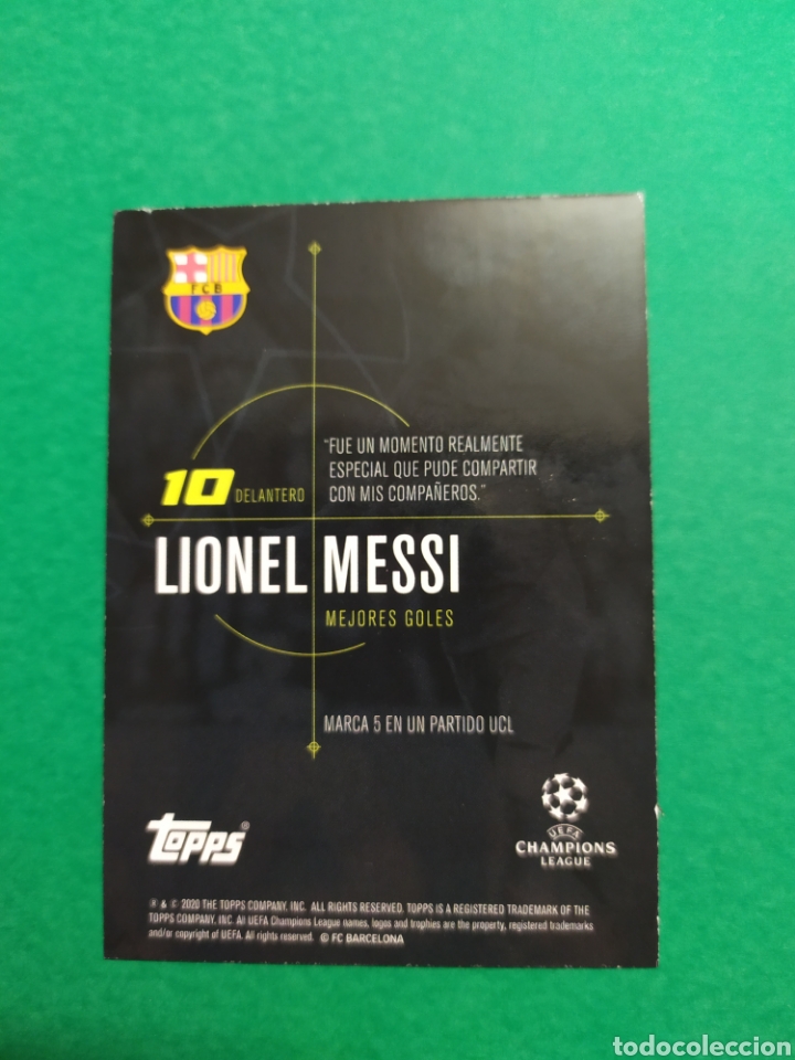 Trading cards: Messi card exclusiva Topps - Foto 2