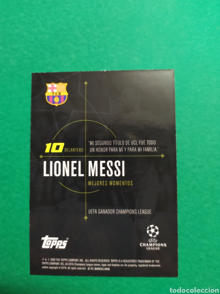Trading cards: Messi card exclusiva Topps - Foto 2