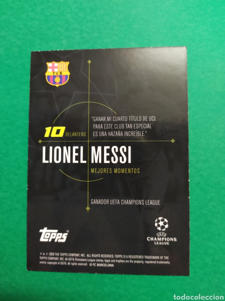 Trading cards: Messi card exclusiva Topps - Foto 2