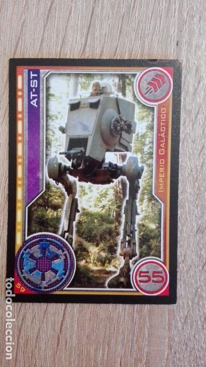 Trading Cards: TRADING CARD N&ordm; 59 AT-ST-STARS WARS EL CAMINO DE LOS JEDI-TOPPS-CARREFOUR-2017