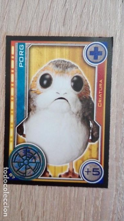 Figurine Collezionabili: TRADING CARD N&ordm; 87 PORG-STARS WARS EL CAMINO DE LOS JEDI-TOPPS-CARREFOUR-2017