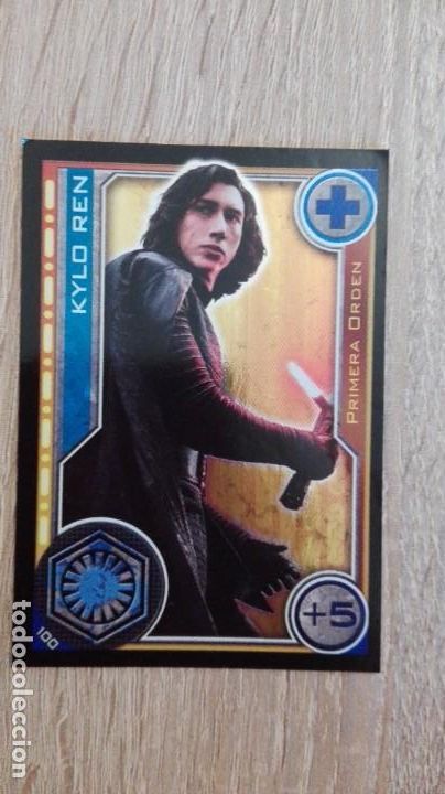 Trading Cards: TRADING CARD N&ordm; 100 KYLO REN-STARS WARS EL CAMINO DE LOS JEDI-TOPPS-CARREFOUR-2017