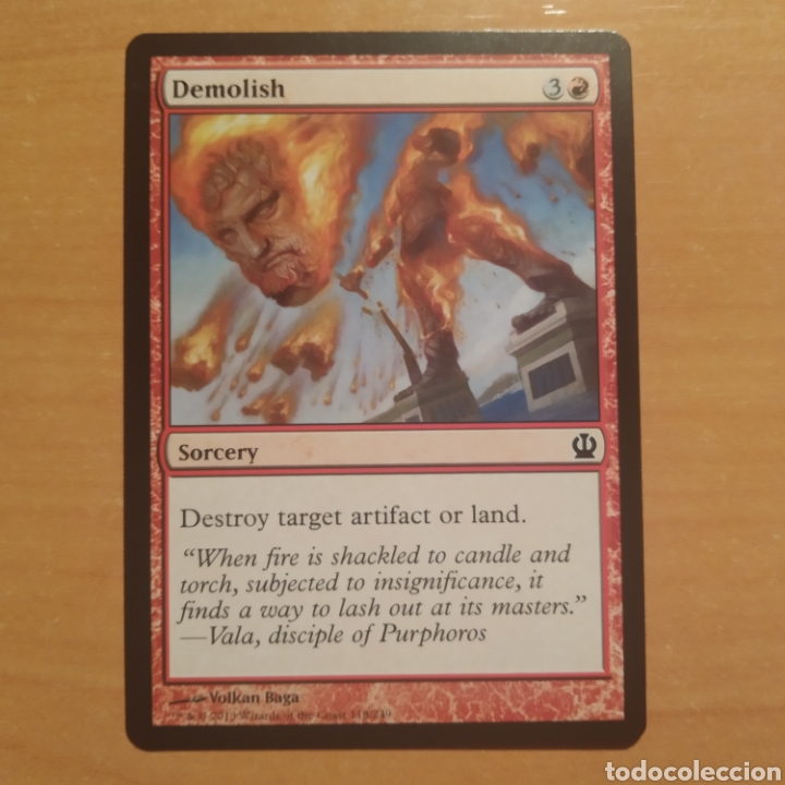 Trading cards: CARTA MAGIC MTG - DEMOLER - THEROS - EN INGLES - Foto 1